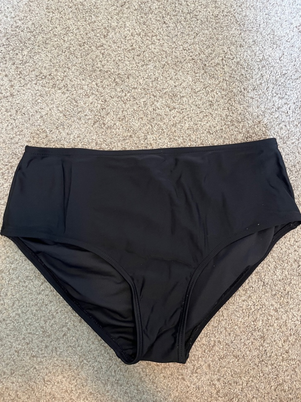 Black High-Waist swimsuit Bottom
